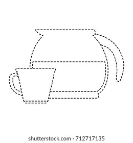 coffee teapot kitchen with cup