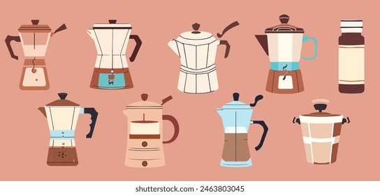 Coffee Teapot Vektor Illustration for Design Porpose