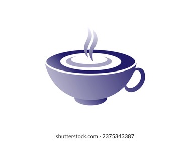 coffee or tee cup icon,  web symbol - editable stroke vector illustration