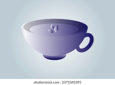 coffee or tee cup icon,  web symbol - editable stroke vector illustration