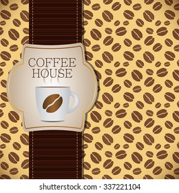 Coffee Template Background Vector Illustration EPS10