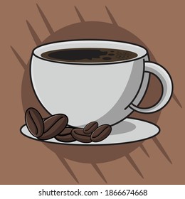 Coffee template logo vector icon