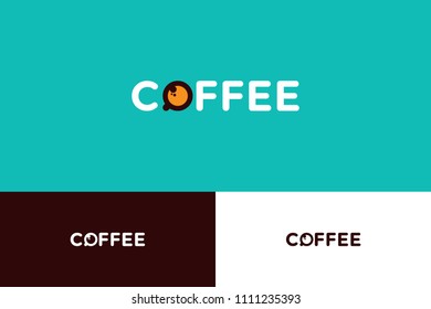 Coffee Text Logo Illustration 2
