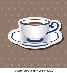coffee theme elements vector,eps