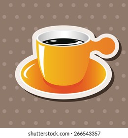 coffee theme elements vector,eps