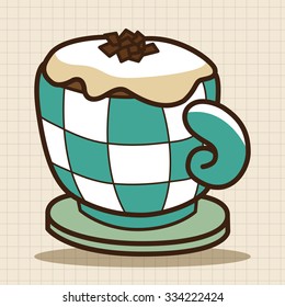 coffee theme elements vector,eps