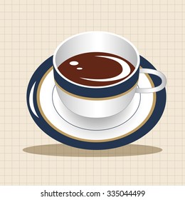 coffee theme elements vector,eps