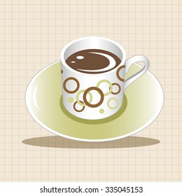 coffee theme elements vector,eps