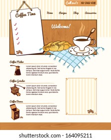 Coffee theme for website