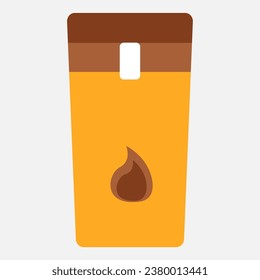 Coffee thermos coffee element. Vector illustration with coffee theme and flat vector style.