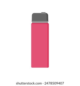 coffee thermoses flat design vector illustration. thermo mugs, tumbler and thermos. Vector travel cups for coffee or tea hot drinks, water bottles or thermal flasks for takeaway beverages