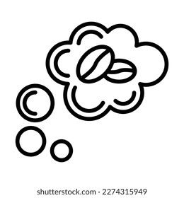 Coffee Thinking Icon Design For Personal And Commercial Use