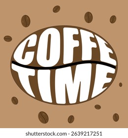 coffee time, coffee bean, cafe, restaurant, catering, signboard, menu, illustration, invitation, stand, advertising, cafe decoration, bar, kitchen, ingredient, glass, cup, print, logo, photo printing