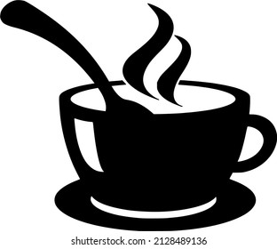 coffee time black and white