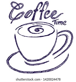 coffee time and cup of coffee
