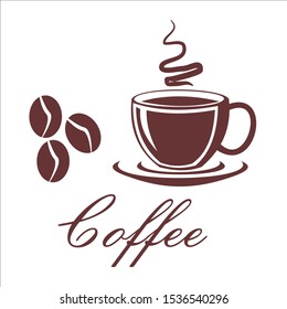 Coffee Time. Cup of Fresh Coffee