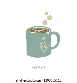 Coffee  time, Cute coffee by hand drawing style