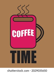 coffee time design\ coffee cup icon 