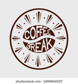 Its Coffee Time. Design vector.