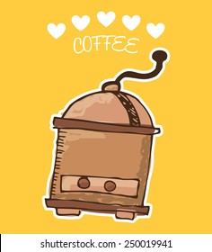 coffee time design, vector illustration eps10 graphic 