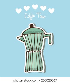 coffee time design, vector illustration eps10 graphic 