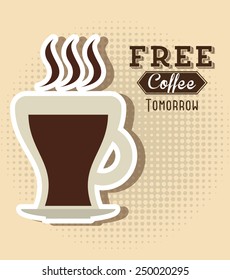 coffee time design, vector illustration eps10 graphic 