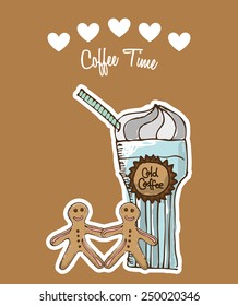 coffee time design, vector illustration eps10 graphic 