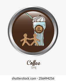 coffee time design, vector illustration eps10 graphic 