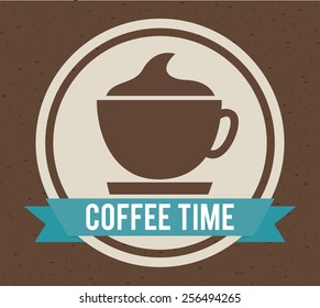 coffee time design, vector illustration eps10 graphic 