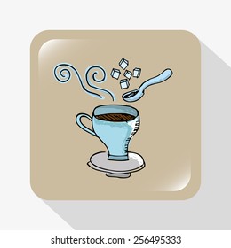 coffee time design, vector illustration eps10 graphic 