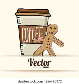 coffee time design, vector illustration eps10 graphic 