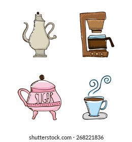 coffee time design, vector illustration eps10 graphic 