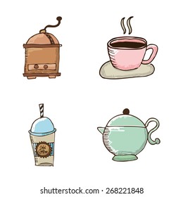 coffee time design, vector illustration eps10 graphic 
