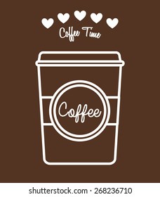 coffee time design, vector illustration eps10 graphic 