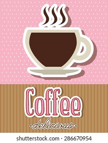 coffee time design, vector illustration eps10 graphic 