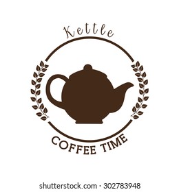 coffee time design, vector illustration eps10 graphic 