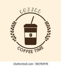 coffee time design, vector illustration eps10 graphic 
