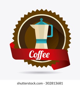 Coffee time design, vector illustration eps 10.