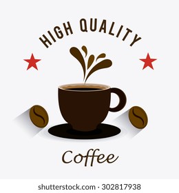 Coffee time design, vector illustration eps 10.