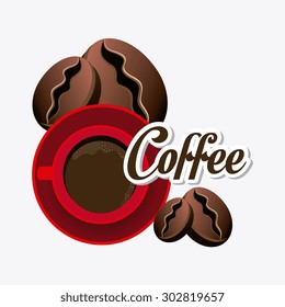 Coffee time design, vector illustration eps 10.