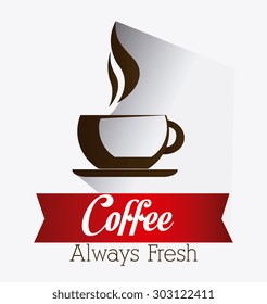 Coffee time design, vector illustration eps 10.