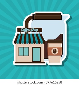 Coffee time design, Vector illustration