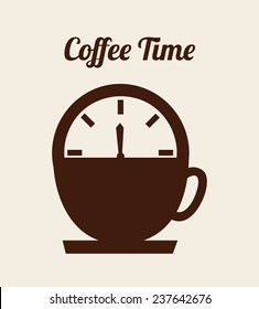 coffee time  design,vector illustration eps10 graphic 
