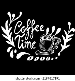 Coffee Time, doodle and illustration