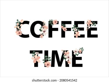 coffee time with flowers quote flower design margarita 
mariposa
stationery,mug,t shirt,phone case fashion slogan  style spring summer sticker and etc Tawny Orange Monarch Butterfly