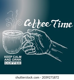 KAFFEZEIT. Händebecher