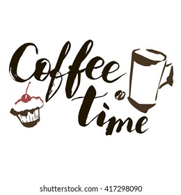 Coffee Time Logo Images, Stock Photos & Vectors | Shutterstock