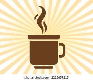 Coffee time" Hipster Vintage Stylized Lettering. Vector Illustration.