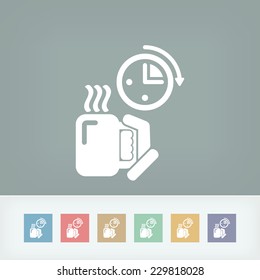 Coffee time icon
