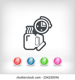 Coffee time icon